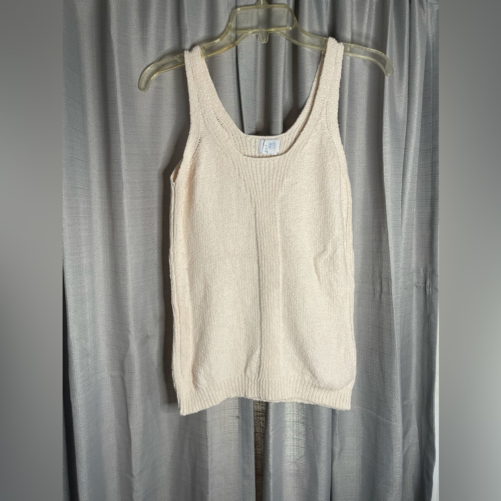Cream color Sigrid Olsen tank size XS